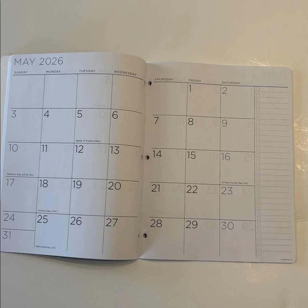 PlanAhead See it Bigger 2 Year Monthly Planner January 2026 - December 2027